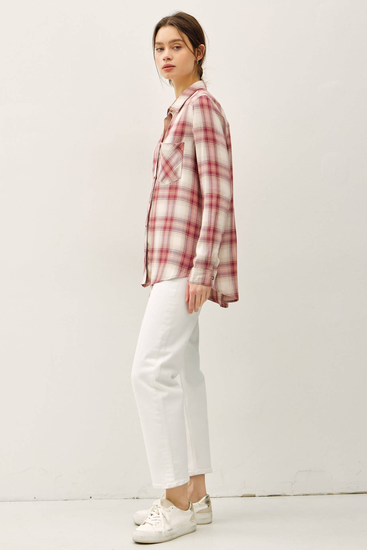 Robertson Plaid Long Sleeved Button Up Shirt
