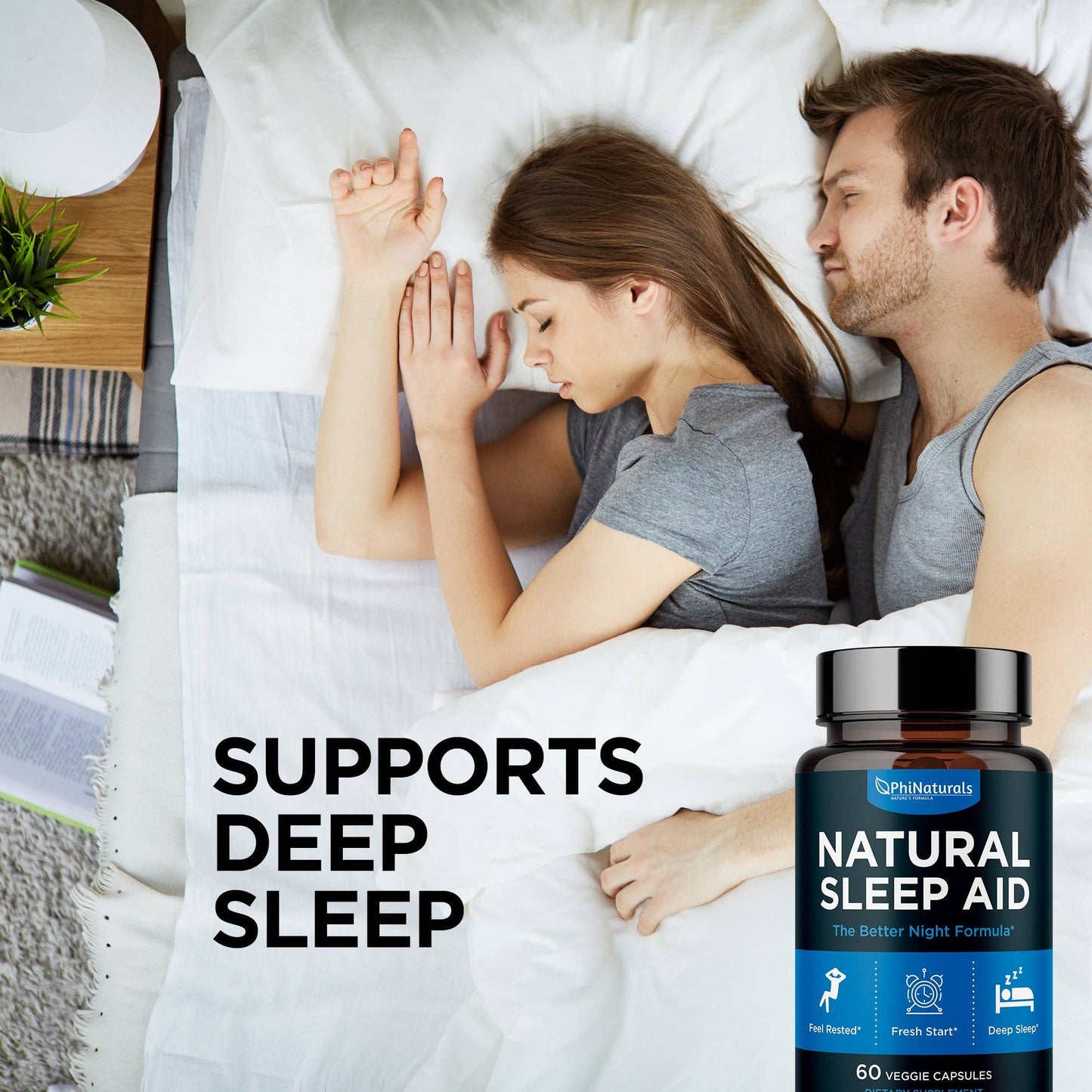 Natural Sleep Aid Herbal Supplement