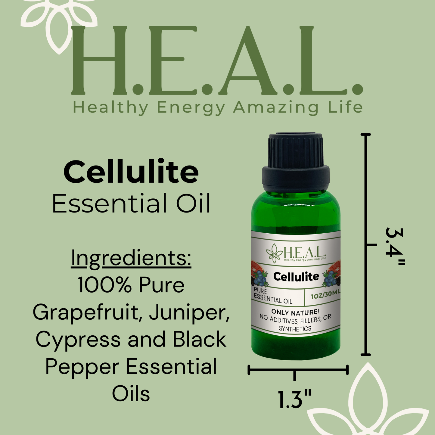 H.E.A.L.'s Essential Oils - Cellulite Reducing Oil