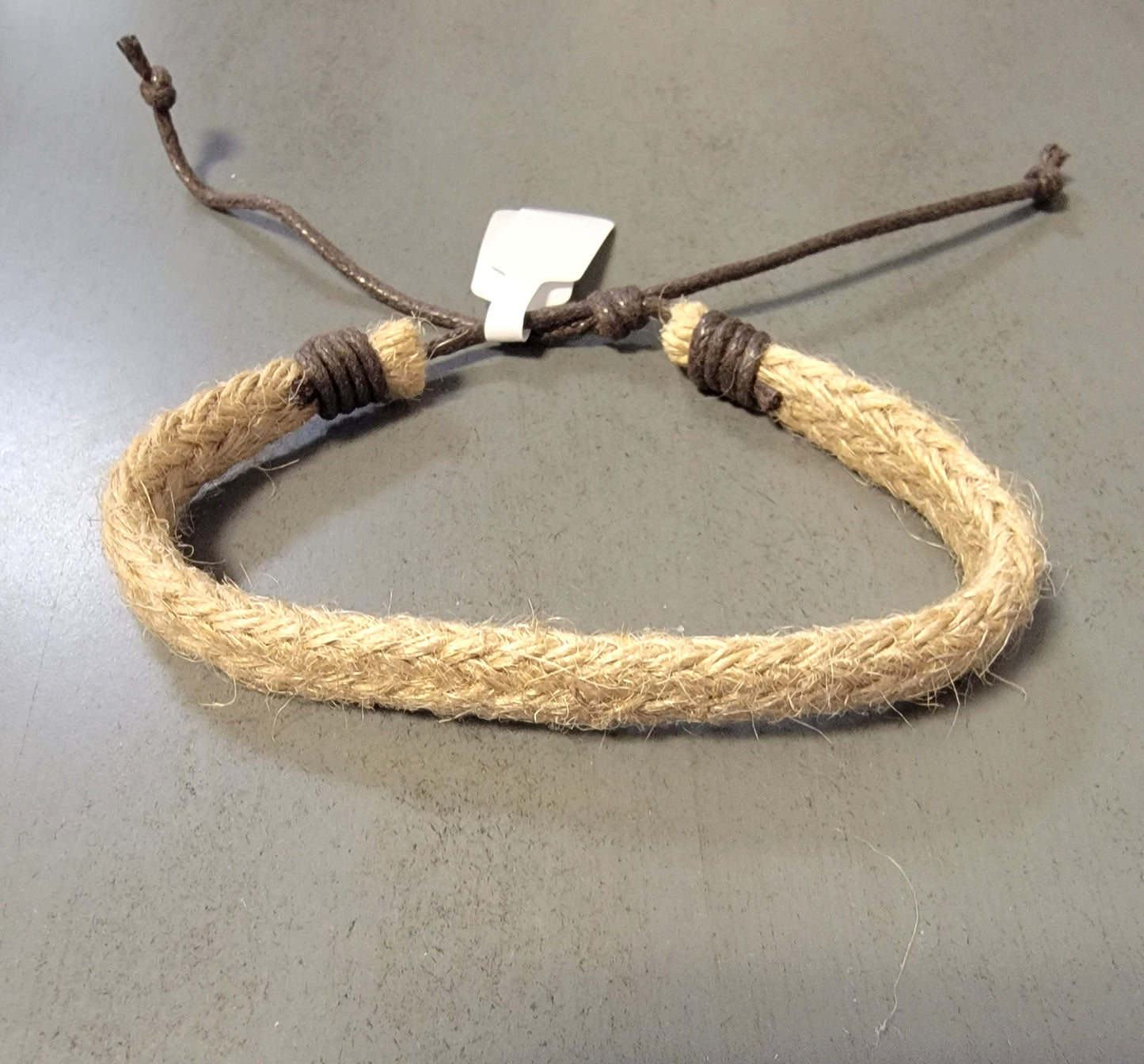Hemp adjustable bracelet/anklet