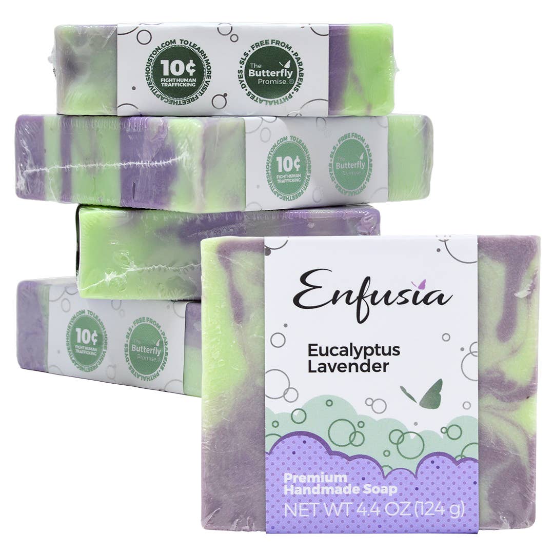 Premium Handmade Soap Bar - Eucalyptus Lavender 4.4oz