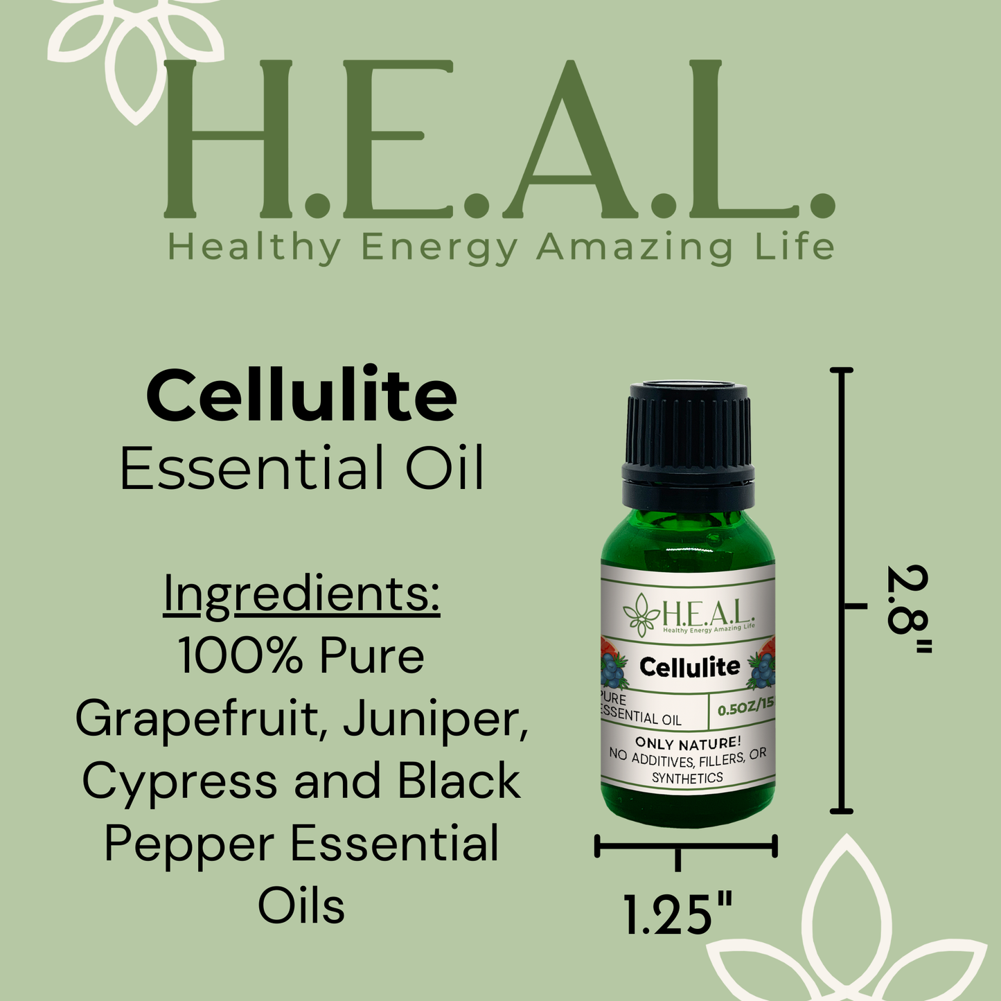 H.E.A.L.'s Essential Oils - Cellulite Reducing Oil