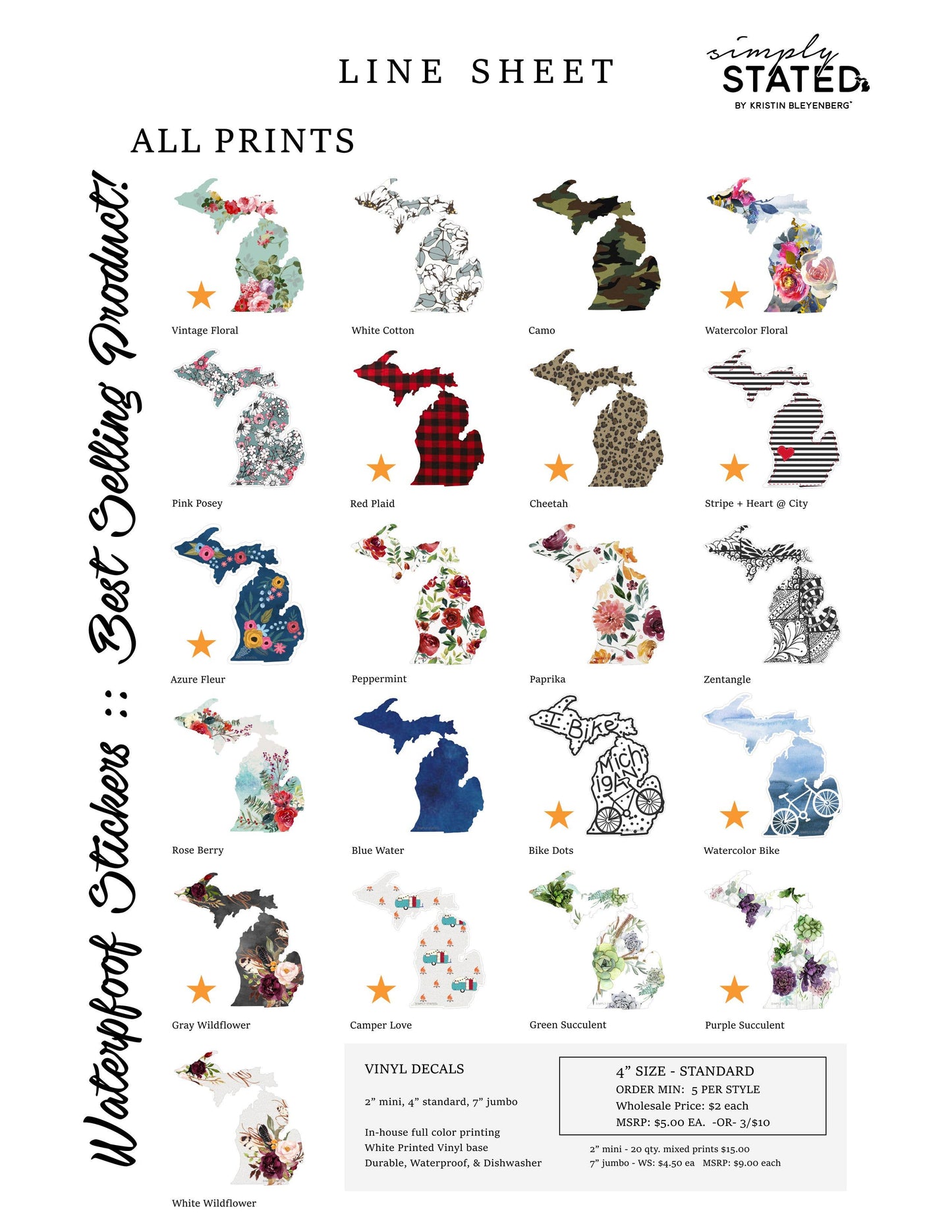 Michigan Pop-up Phone Grip