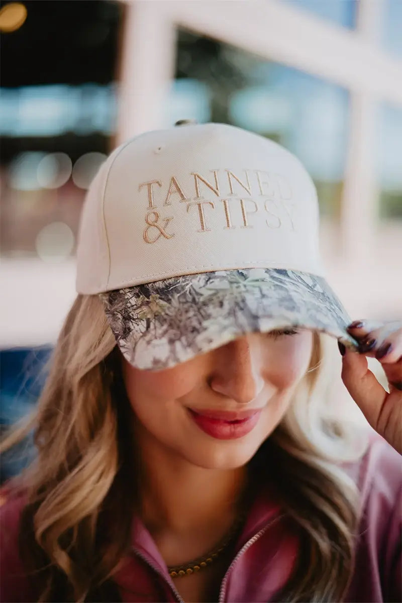 Tanned & Tipsy Two-Tone Hat