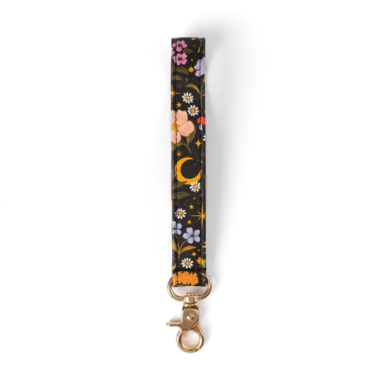 Floral Wristlet Keychain: Pressed Floral