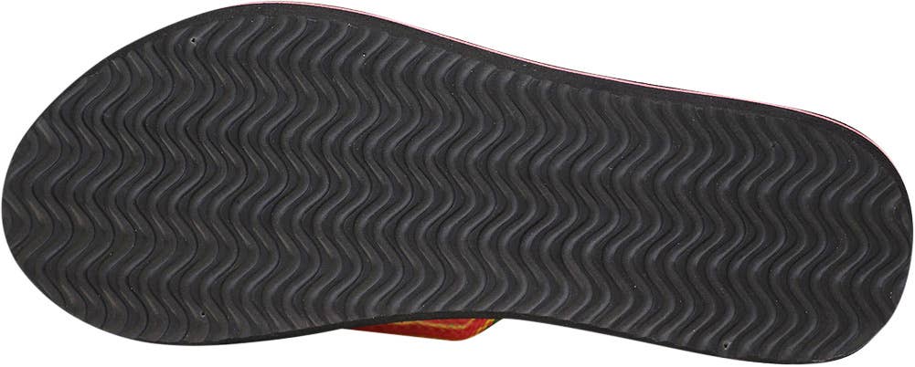 Norty Womens Flip Flop Footbed Sandal 41873 Coral/Black: 8