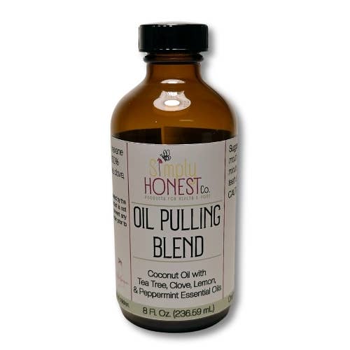 Oil Pulling Blend - Coconut Oil, Clove, Peppermint, Tea Tree