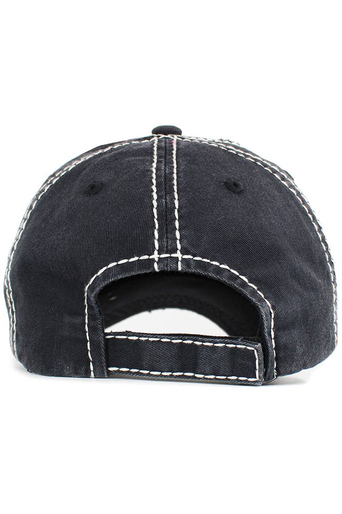 MAMA Leopard Vintage Baseball Cap: Yellow