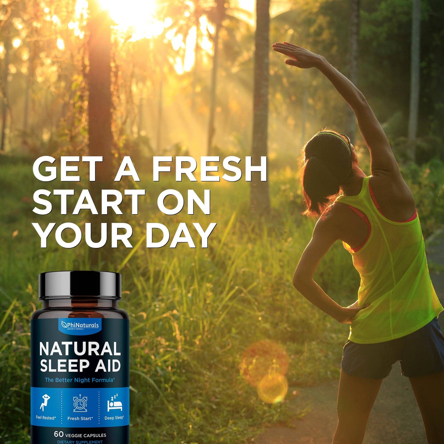 Natural Sleep Aid Herbal Supplement