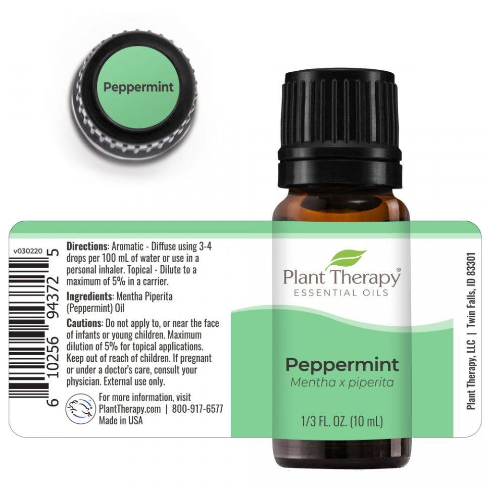 Plant Therapy - Peppermint Essential Oil 10 mL