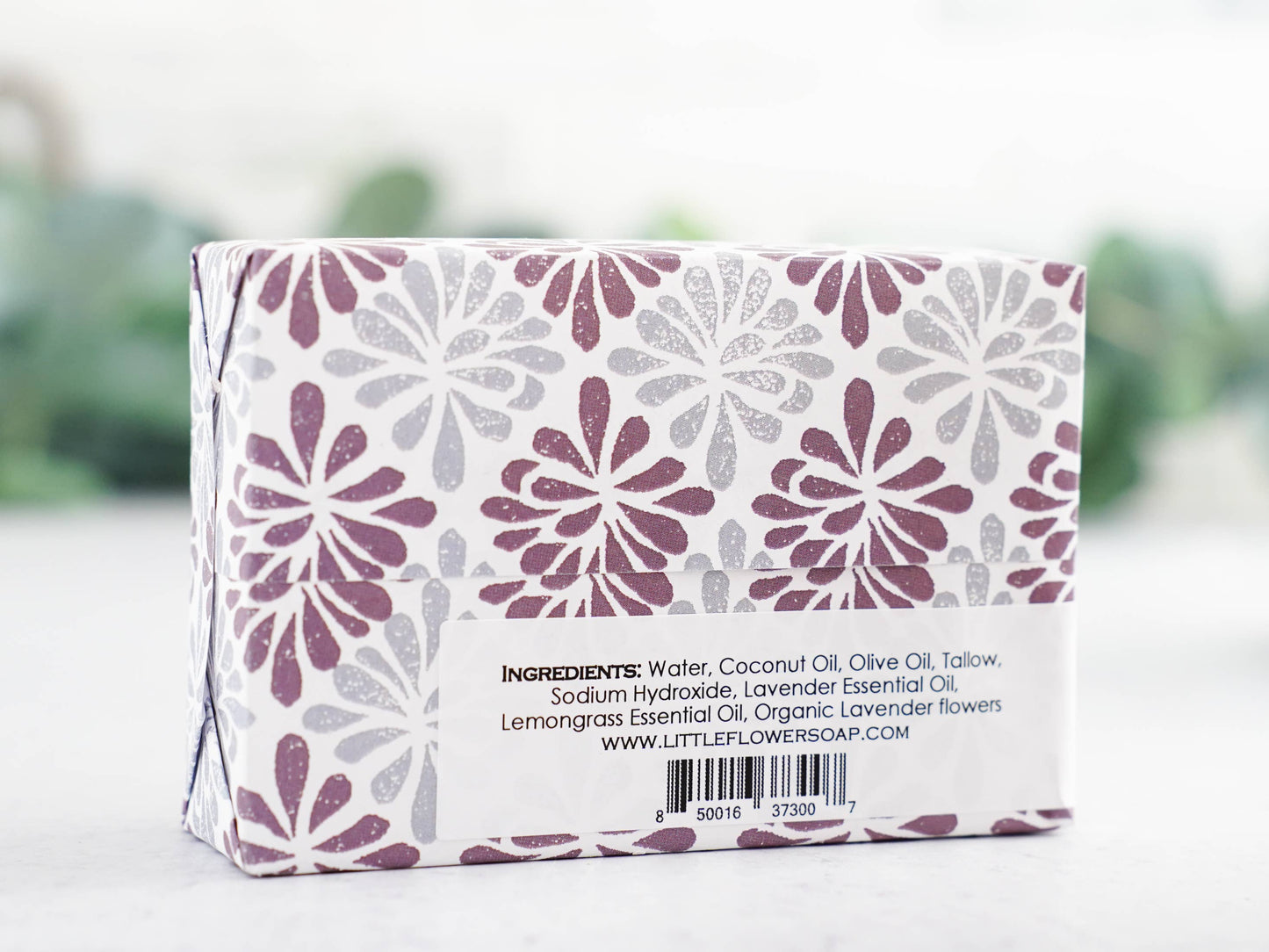 Lavender Lemongrass Handmade Soap: 3.5 oz