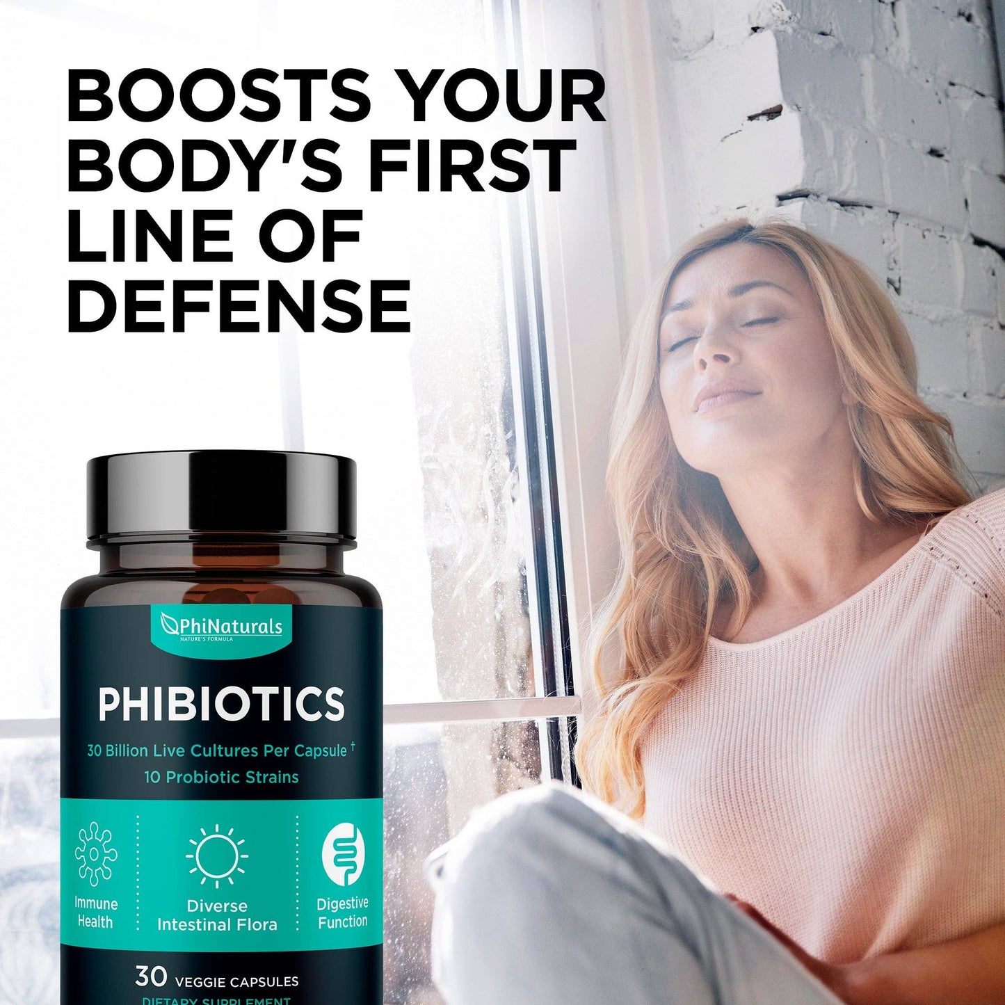 Probiotics High Potency 10 Strains – 30 Billion CFU