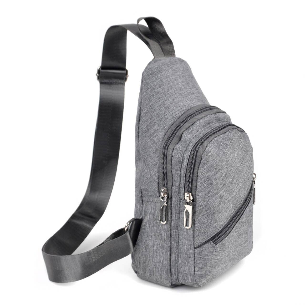 Crossbody Sling Bag: Charcoal