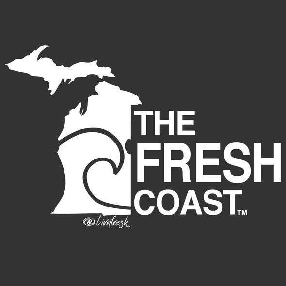"Michigan Fresh Coast" Relaxed Fit Classic Hoodie