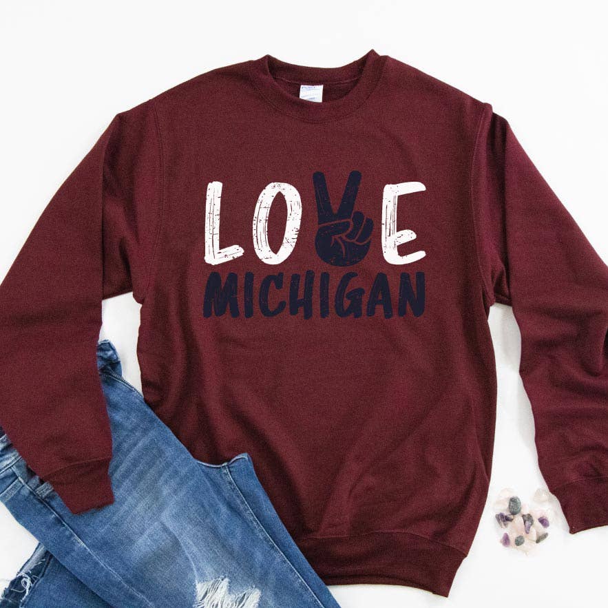 Michigan Peace Sweatshirt