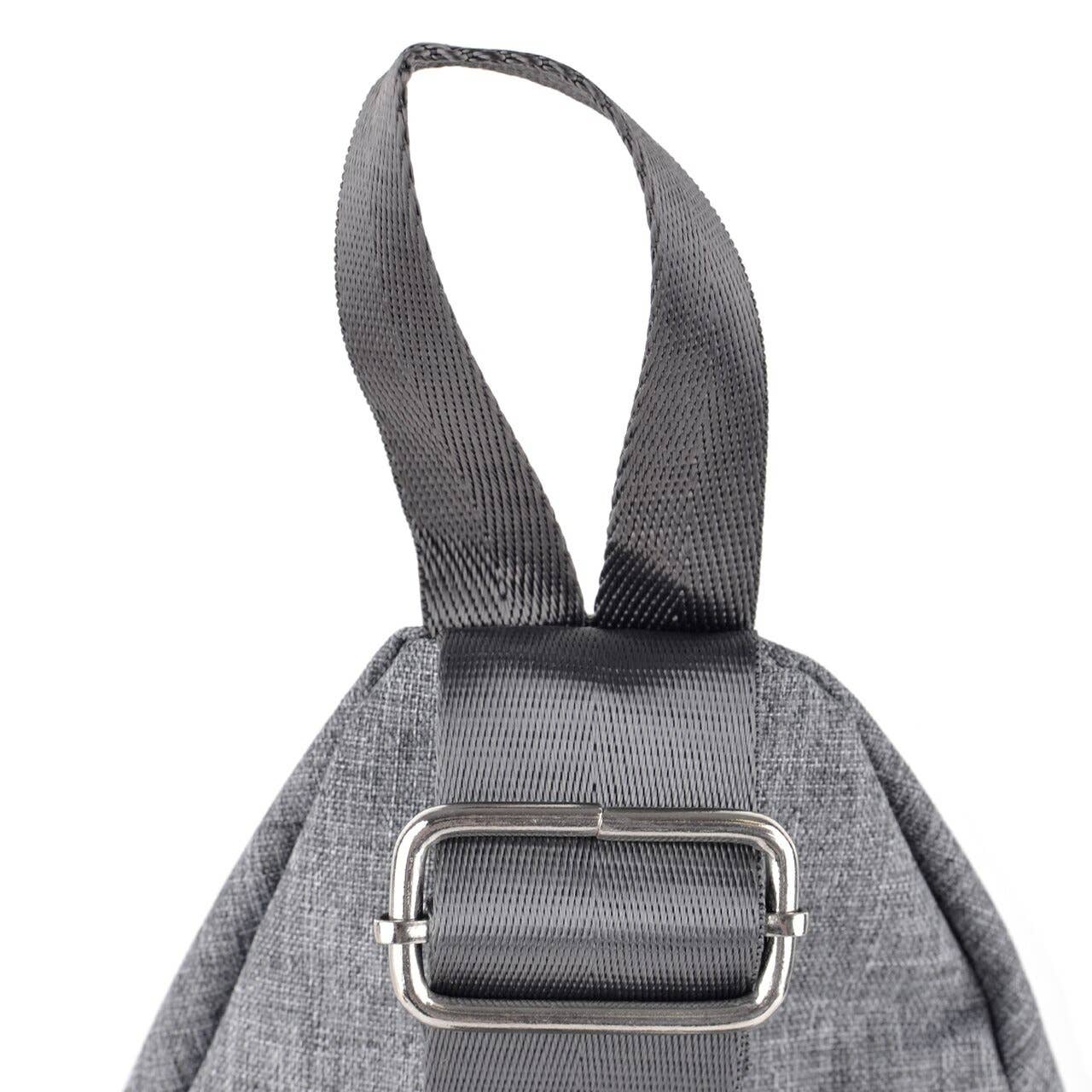 Crossbody Sling Bag: Charcoal