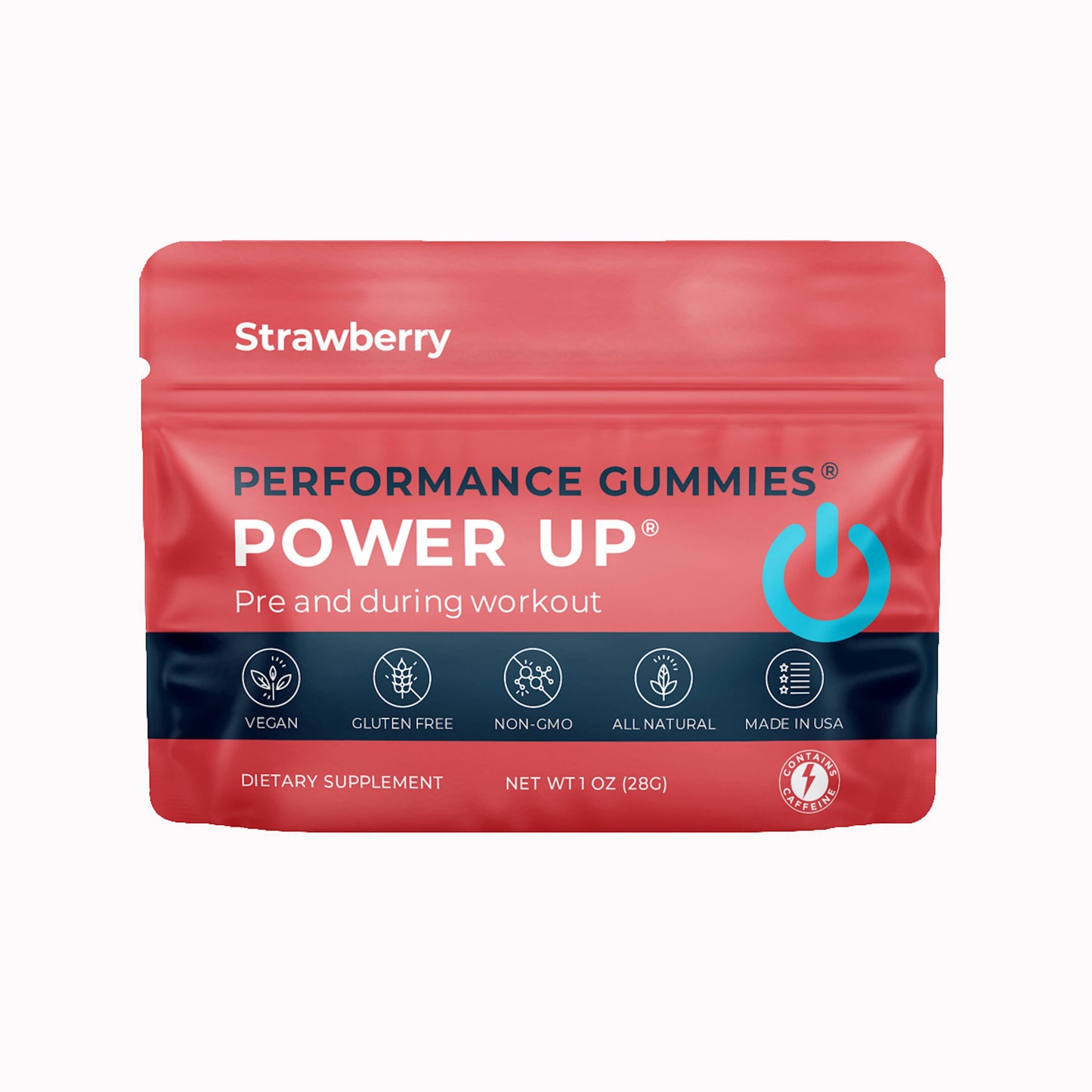 Pre Workout Gummies & Energy Supplements - Power Up One Packet (4 day supply)