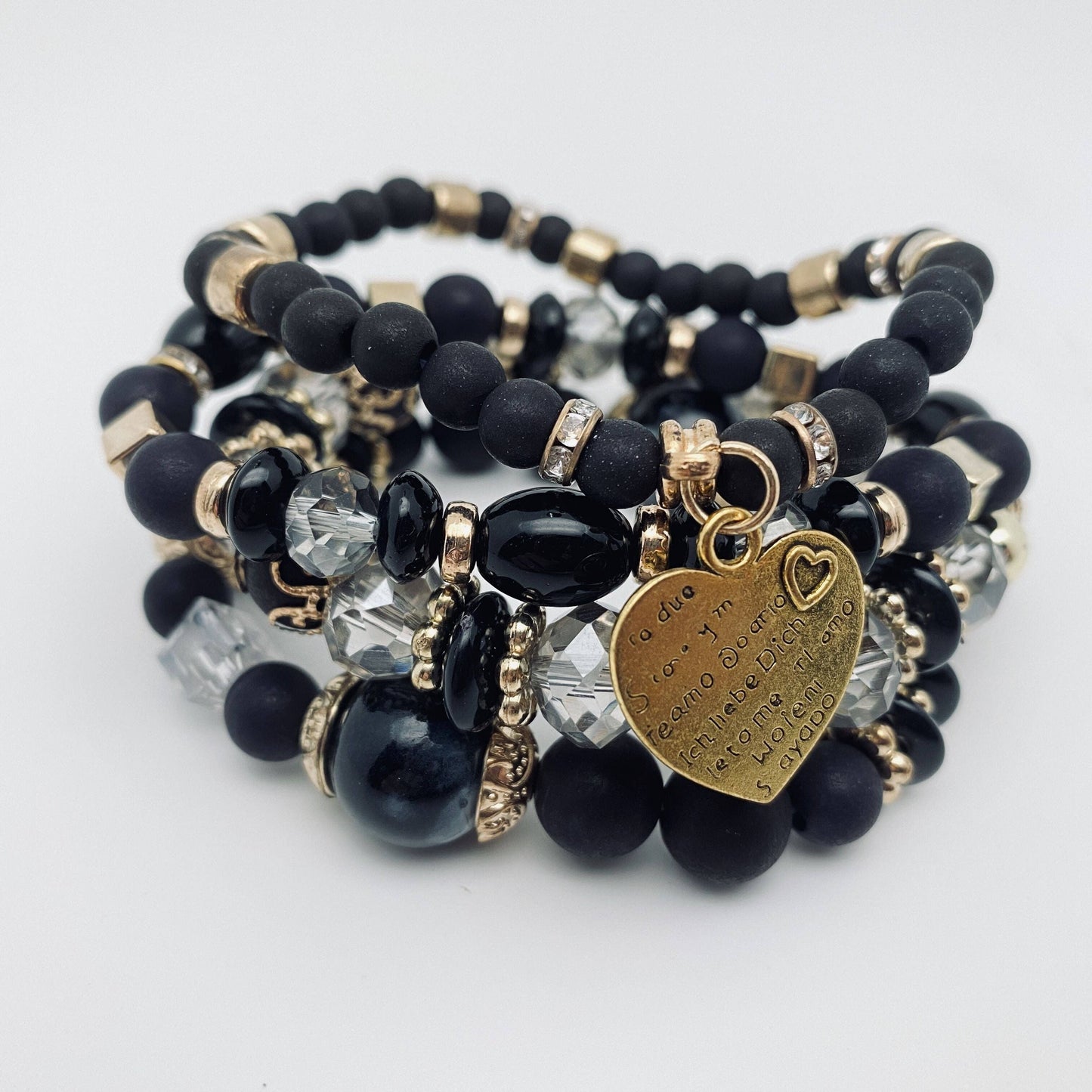 Handmade Bohemian Beaded Bracelet 4pcs/set