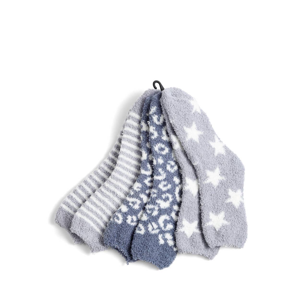 Ladies Fuzzy Socks- 3 pair Set