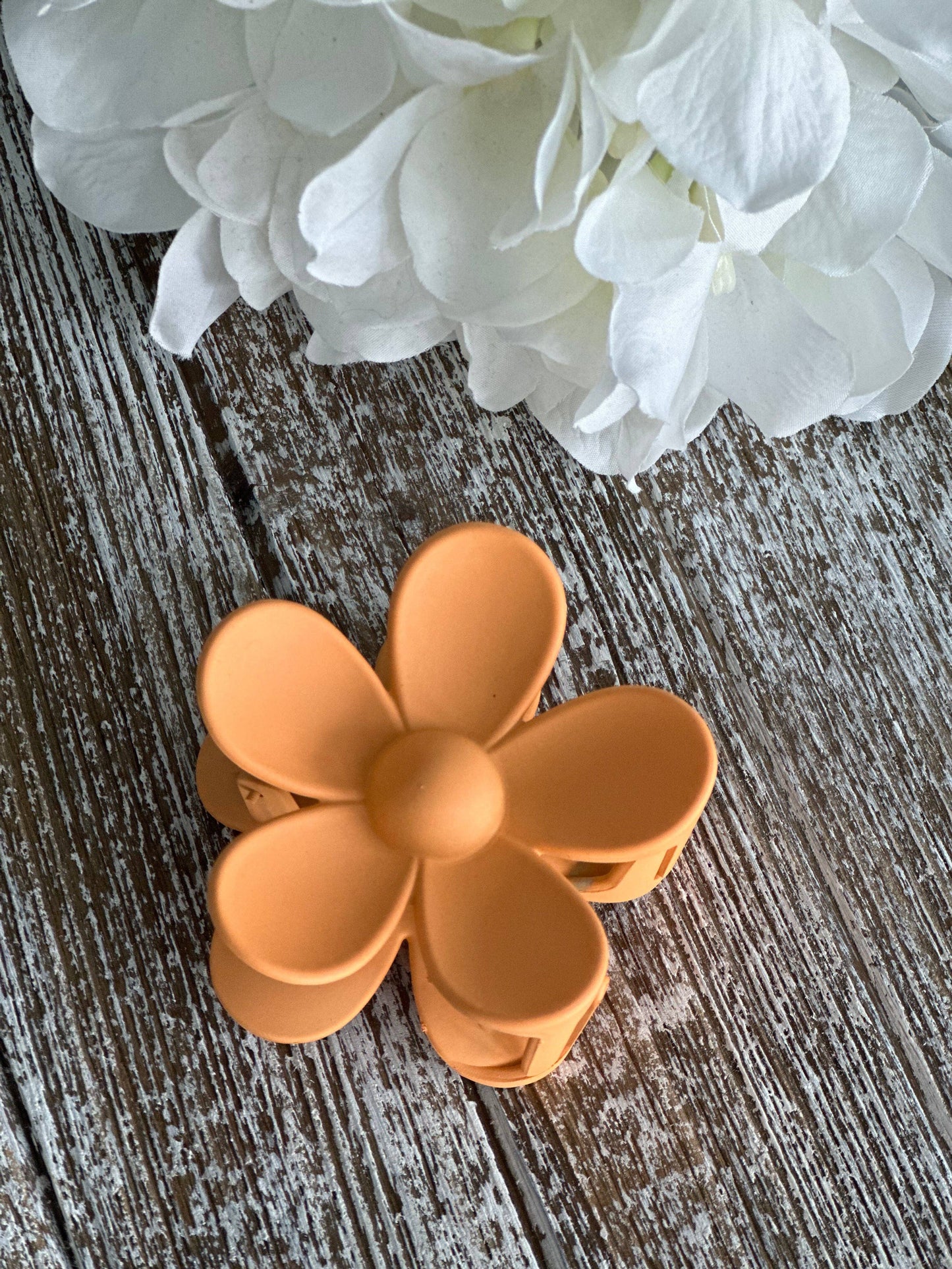 Flower Power "Orange" Hair Clip