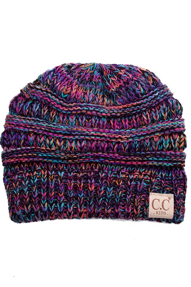 C.C Kids Four Tone Thread Mixed Color Beanie