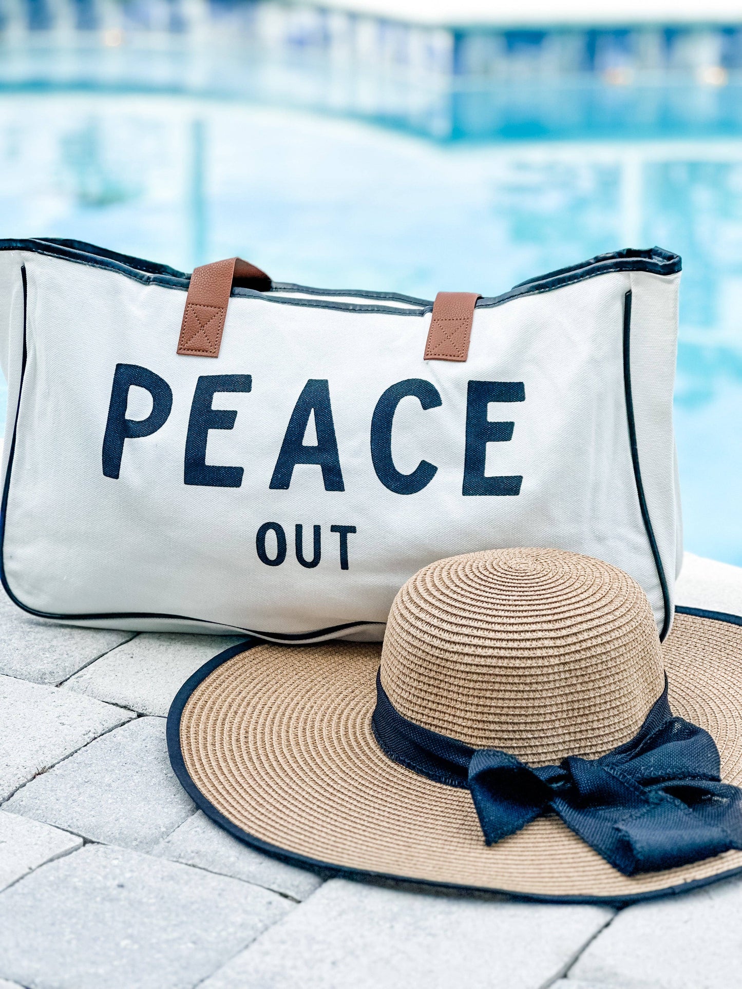 "Peace" Canvas Tote Bag