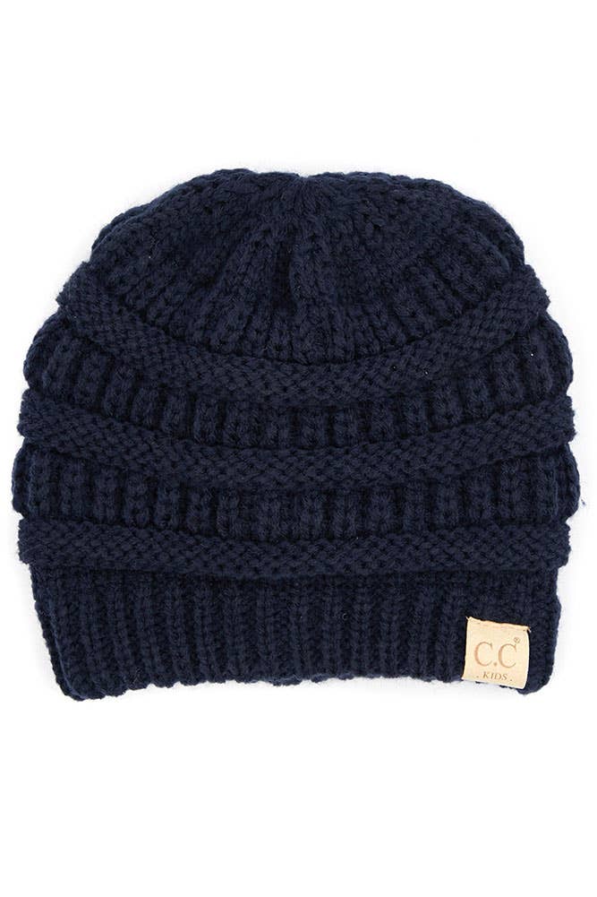 Hana - C.C Kids Knit Beanie with Fuzzy Lining Inside