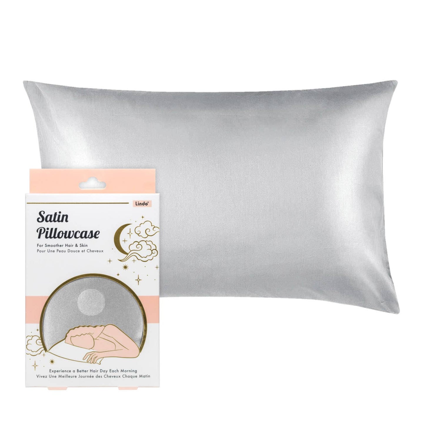 Lindo Standard Satin Pillowcase 26in x 20in