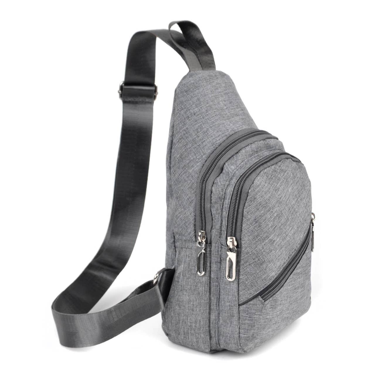 Crossbody Sling Bag: Charcoal