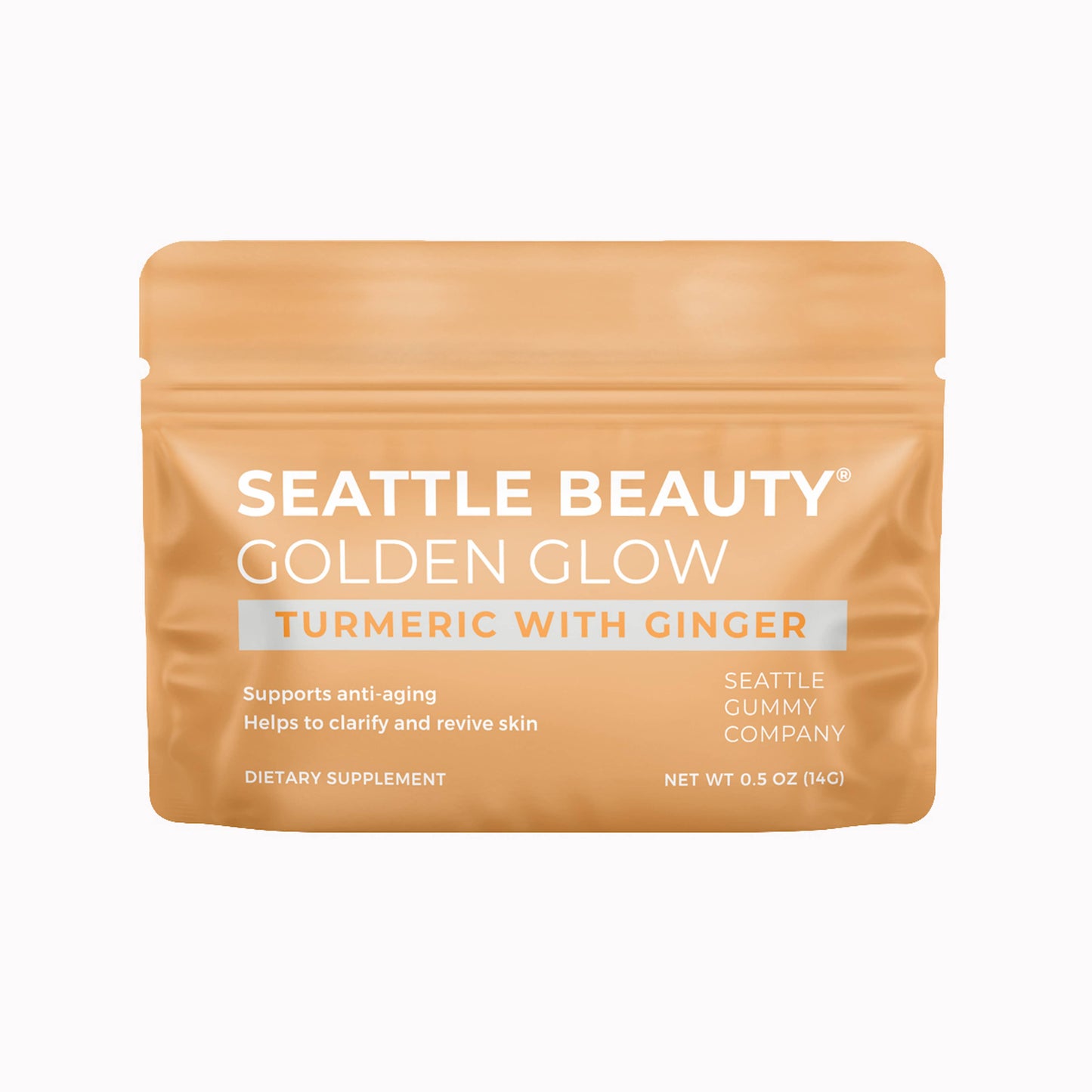 Golden Glow Turmeric & Ginger Gummies One Packet (4 days supply) SUGAR FREE