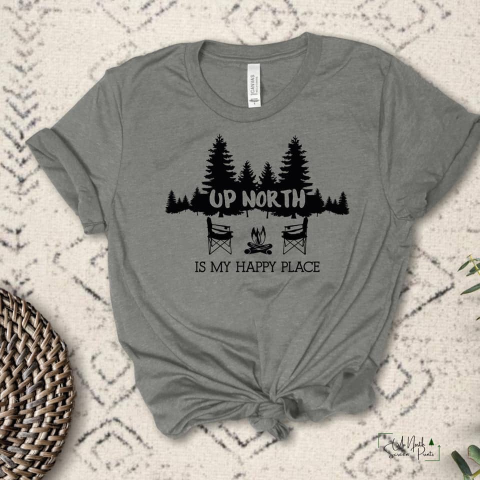 Up North is My Happy Place Graphic Tee