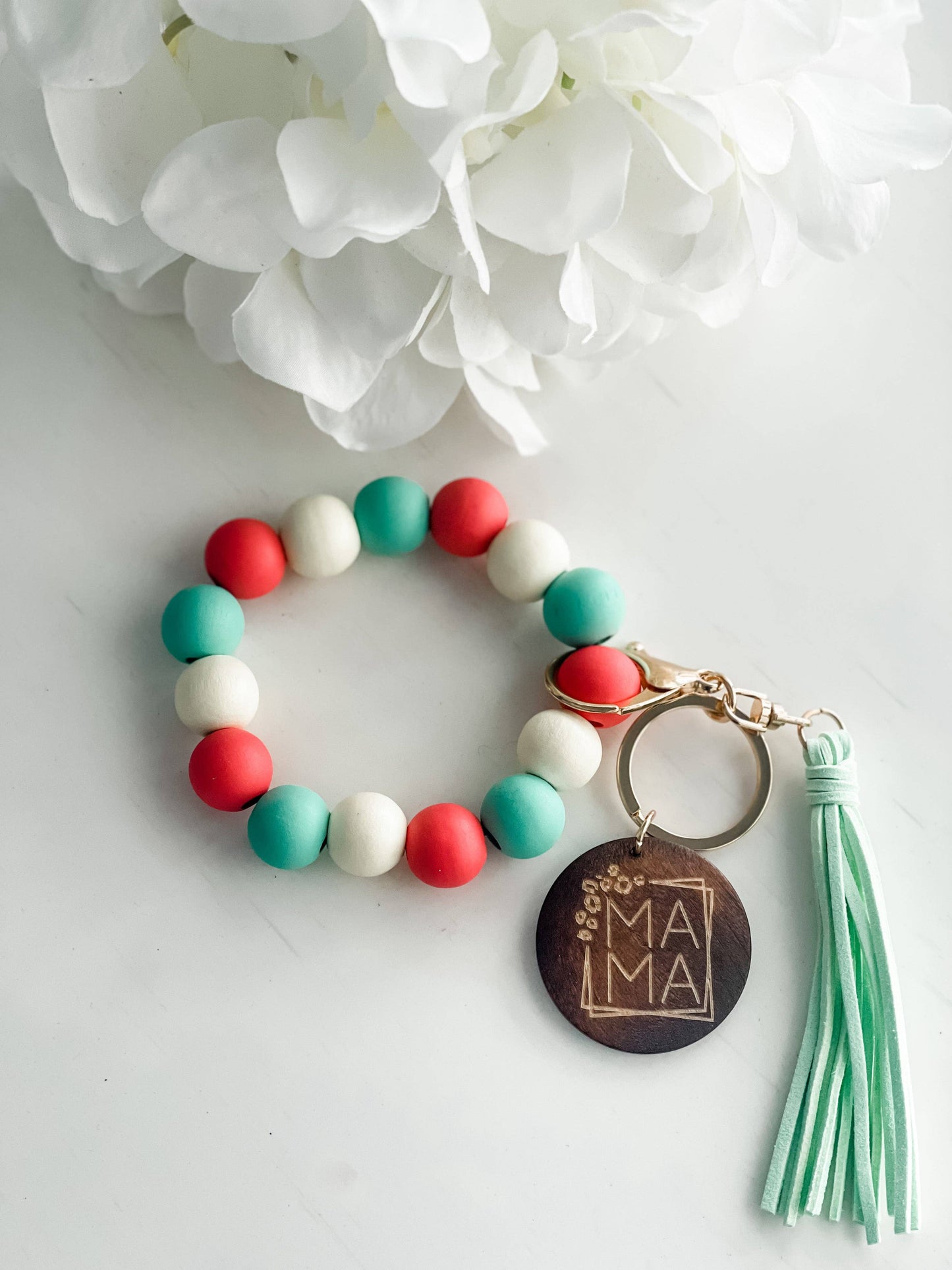 Mama Wristlet Keychain "Fresh Mix"