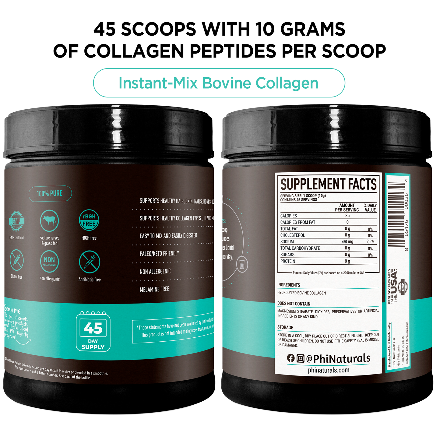 Hydrolyzed Collagen Peptides (NEW IMPROVED FORMULA)