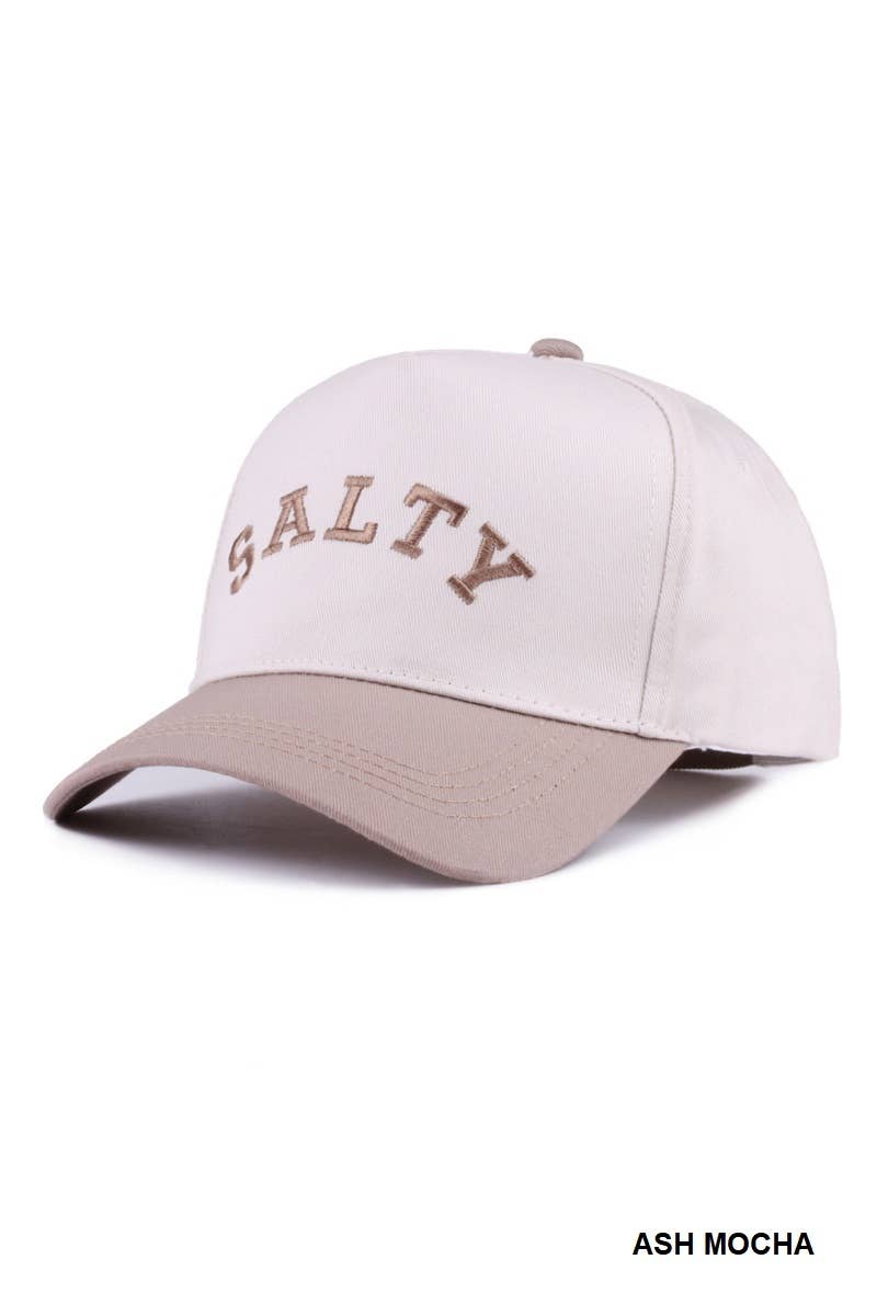 Salty Two-tone Canvas Cotton Cap: COW
