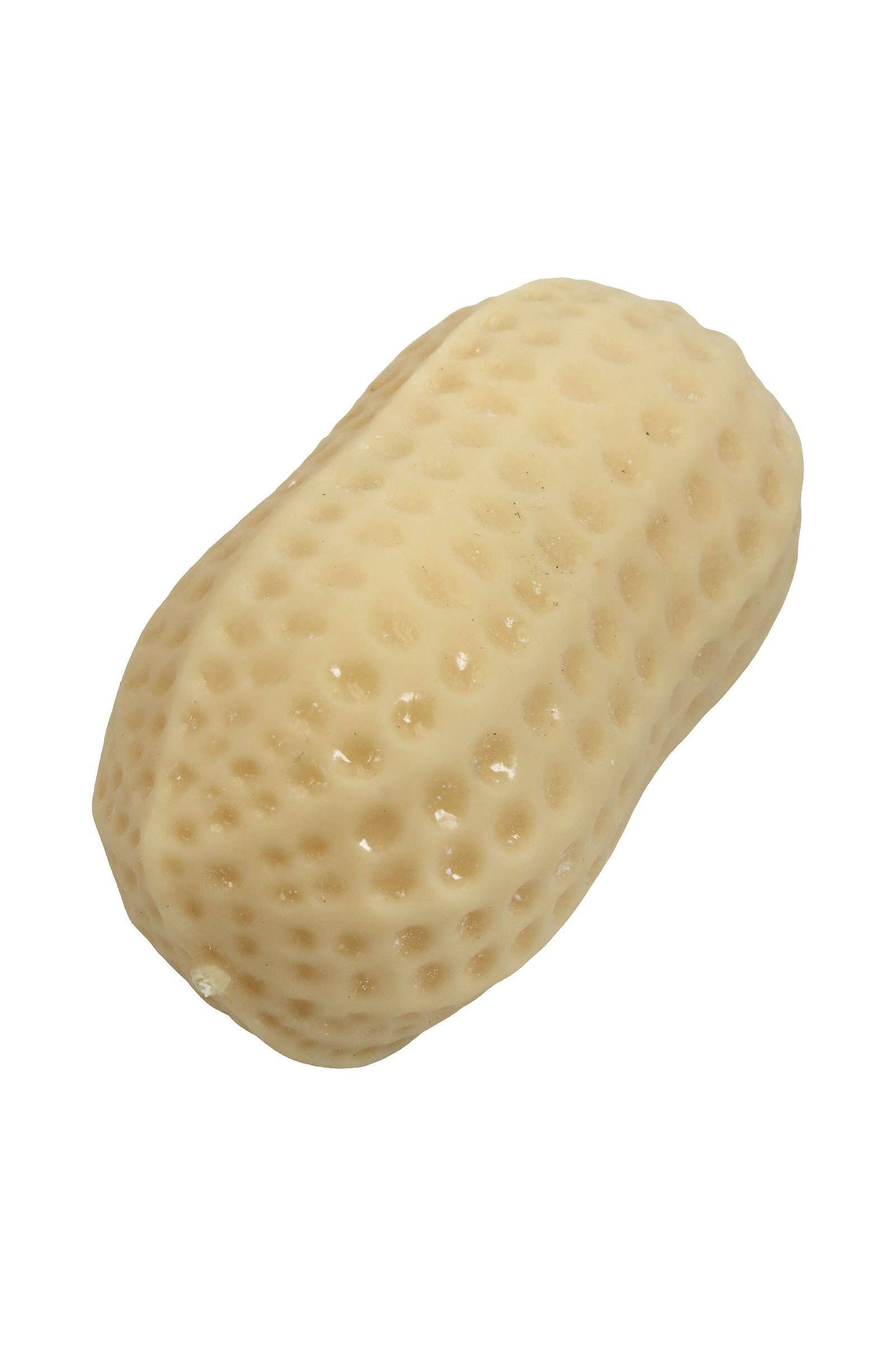 Peanut Fluffy Slime Filled Squishy Stress Relief Toy: BEIGE