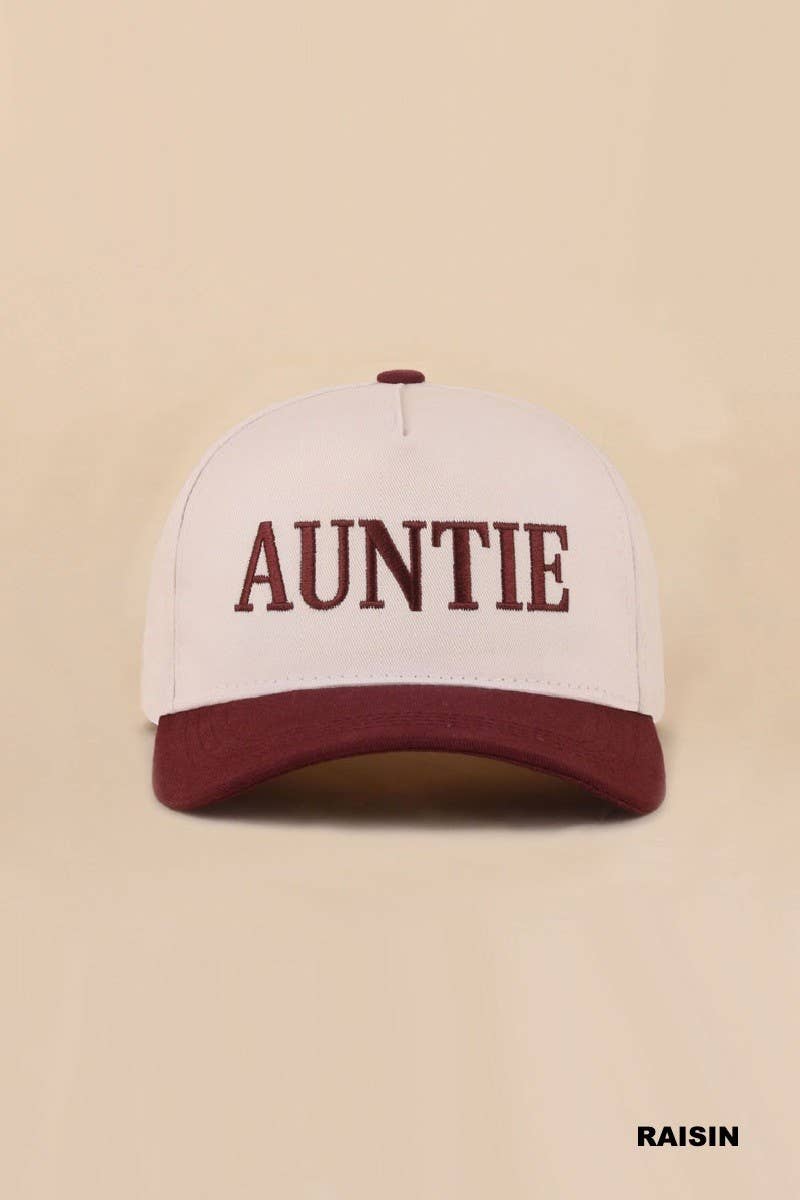 Auntie Two Tone Snapback Hat: LEOPARD