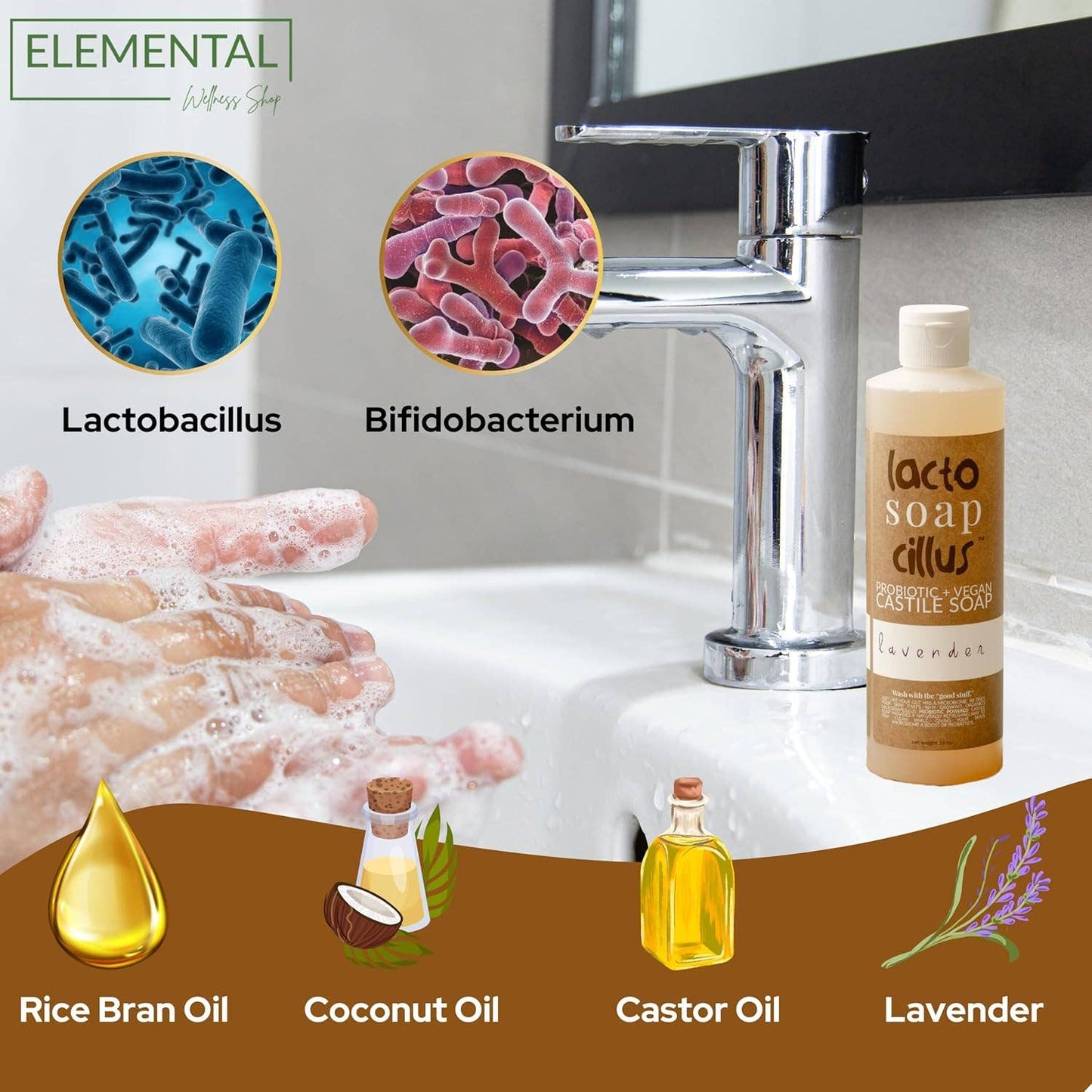 Lavender Castile Soap | 100% Natural Soap | Palm Oil Free