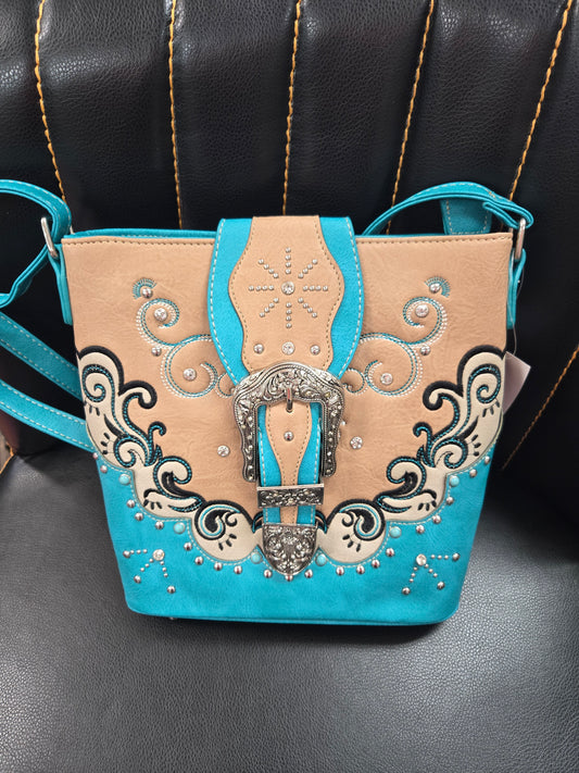 Buckle Women's Crossbody Western Messenger Purse