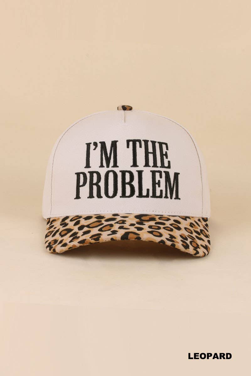 I'm The Problem Two Tone Snapback Hat: CAMO