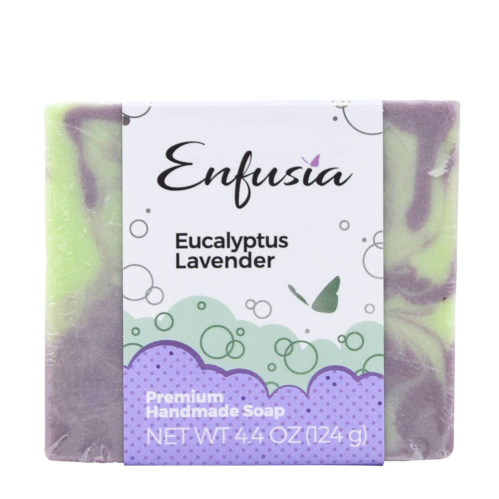 Premium Handmade Soap Bar - Eucalyptus Lavender 4.4oz