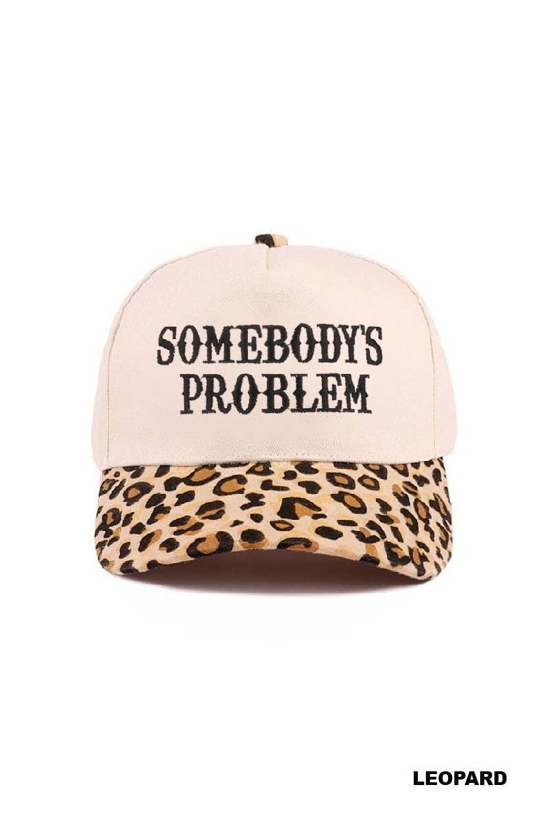 Somebody's Problem Two Tone Canvas Cotton Cap: ASH MOCHA