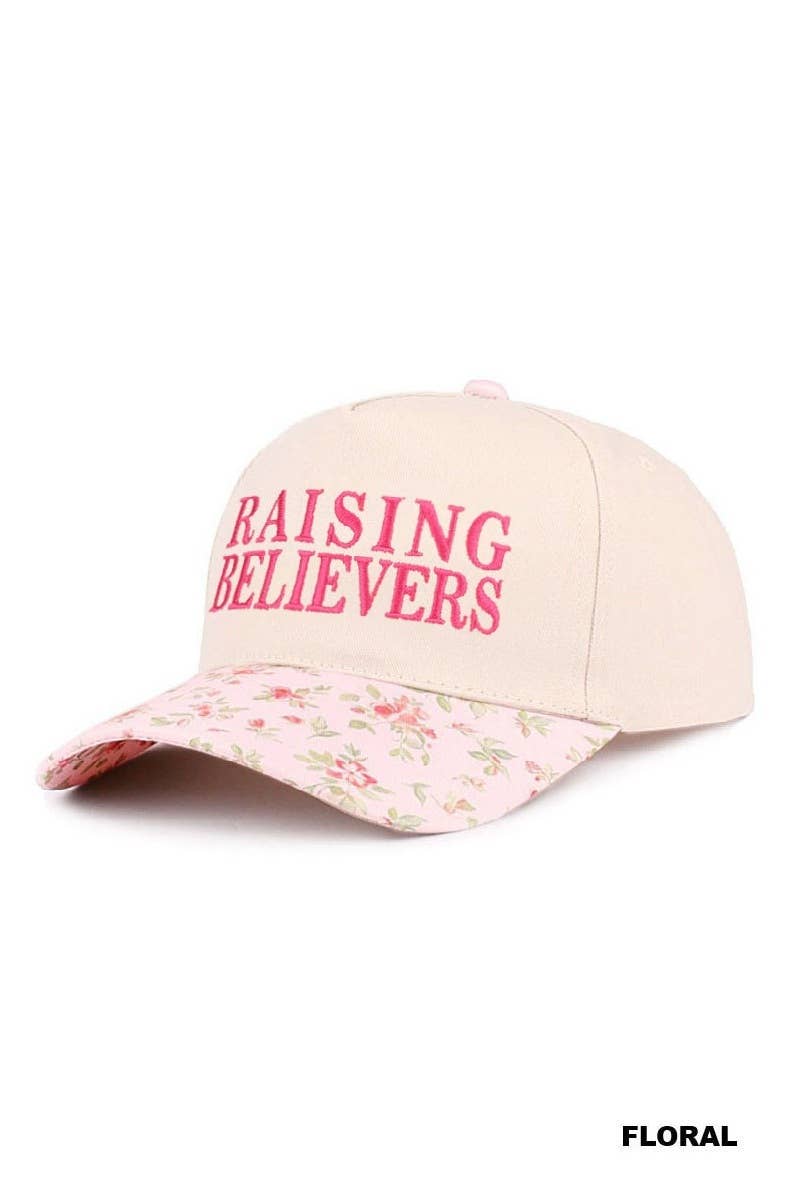 Raising Believers Two Tone Cotton Hat: CAMO