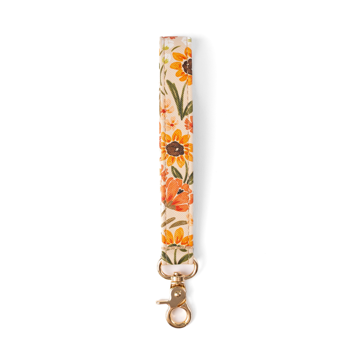 Floral Wristlet Keychain: Lilac Floral