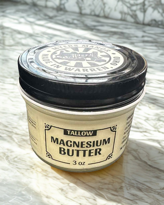Dead Sea Salt Magnesium Tallow Butter – Non-Toxic & Organic