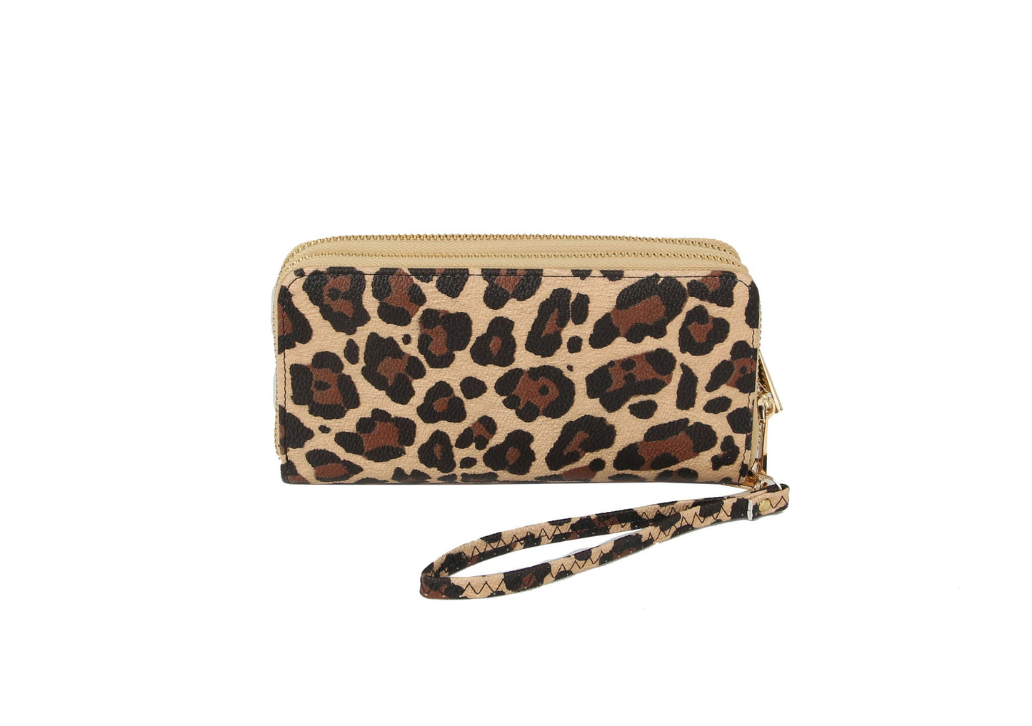 MULTI COLORED CHEETAH PRINT SMALL WALLET