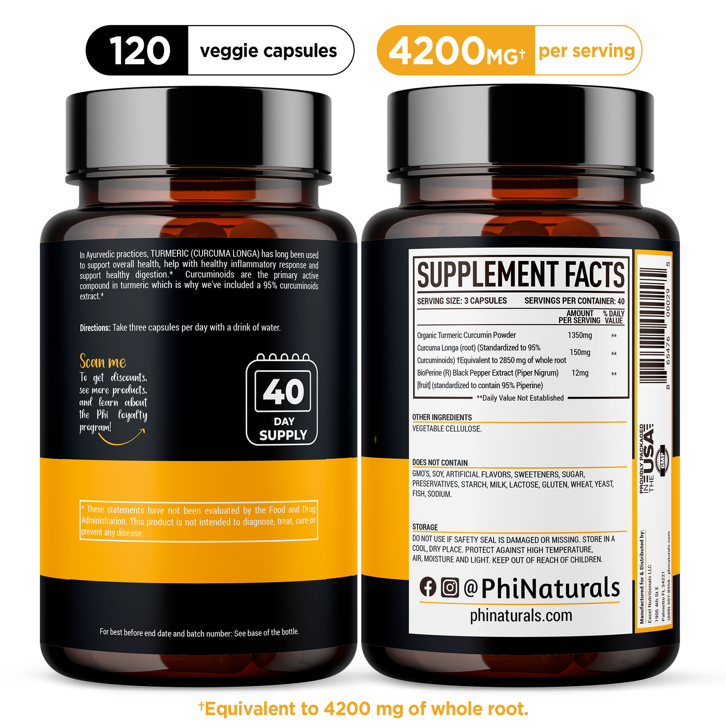 Turmeric Curcumin with Bioperine