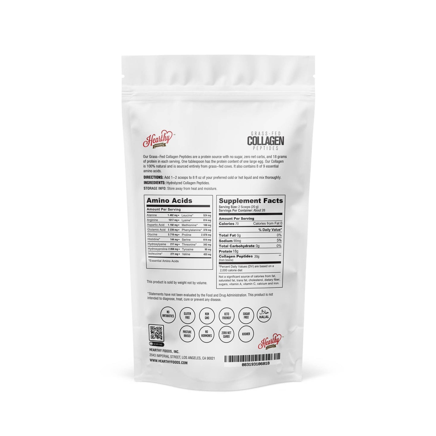 Collagen Grass-Fed Type I and Type III