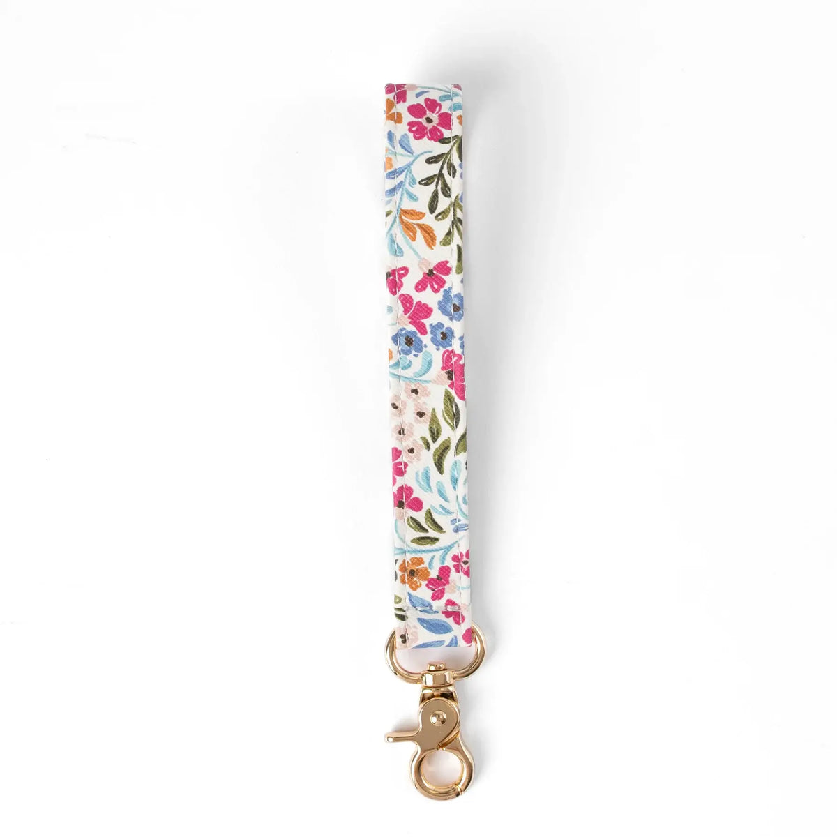 Floral Wristlet Keychain: Lilac Floral