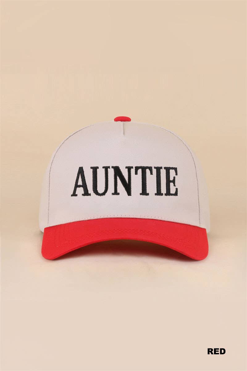 Auntie Two Tone Snapback Hat: LEOPARD