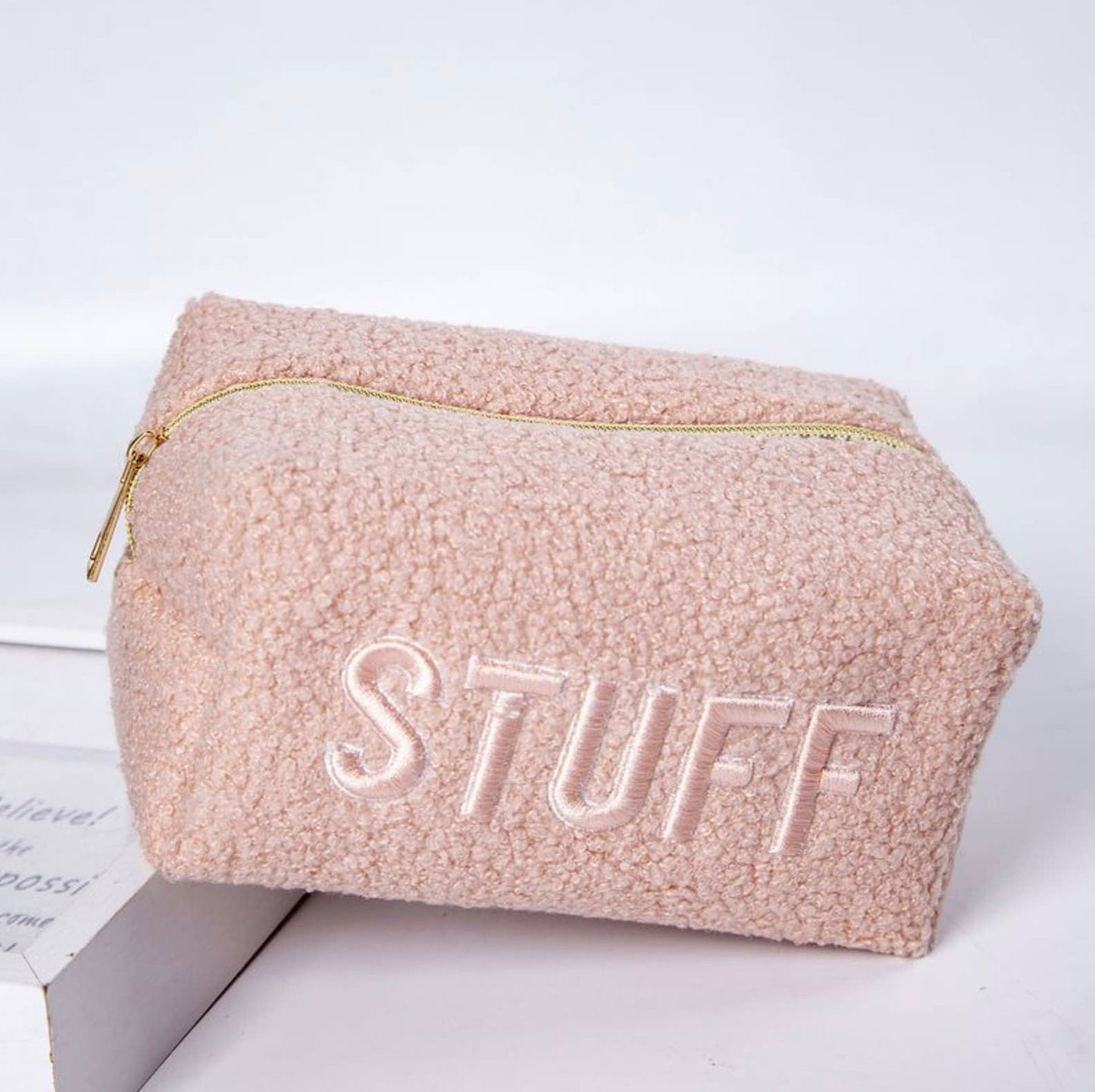 Lettered Teddy Cosmetic Bags